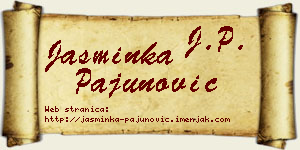 Jasminka Pajunović vizit kartica
